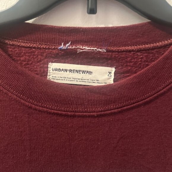 Urban Renewal Remade Spliced Heavy Flannel One of a Kind Button Sweatshirt NEW - Picture 3 of 16